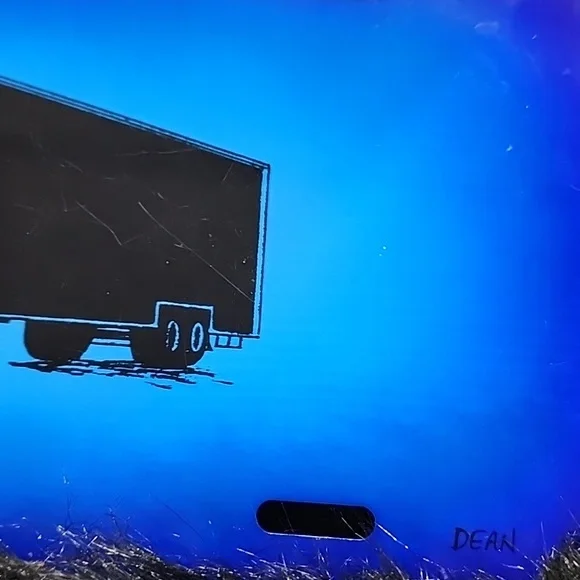 Blue Truck License Plate. Metal. - Picture 3 of 4